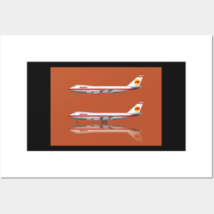 Iberia 747-100 Posters and Art